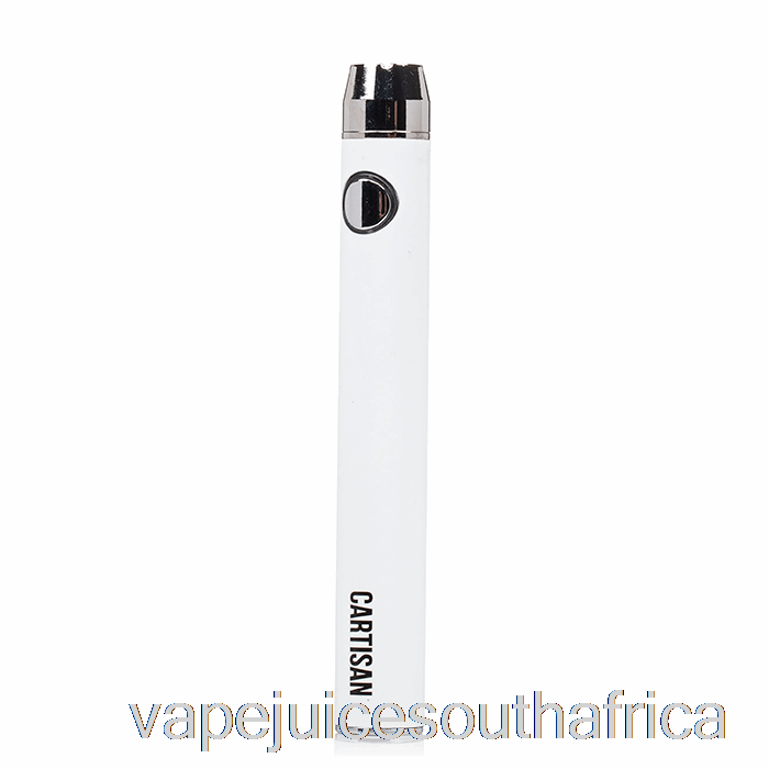 Vape Juice South Africa Cartisan Button Vv 900 Dual Charge 510 Battery [Micro] White